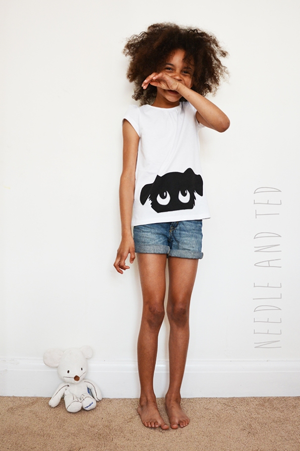 dog graphic tee ♥ Needle and Ted